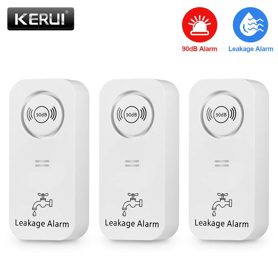 Kitchen Appliances Video - KERUI Kablosuz Su Sensörü 90dB Alarm