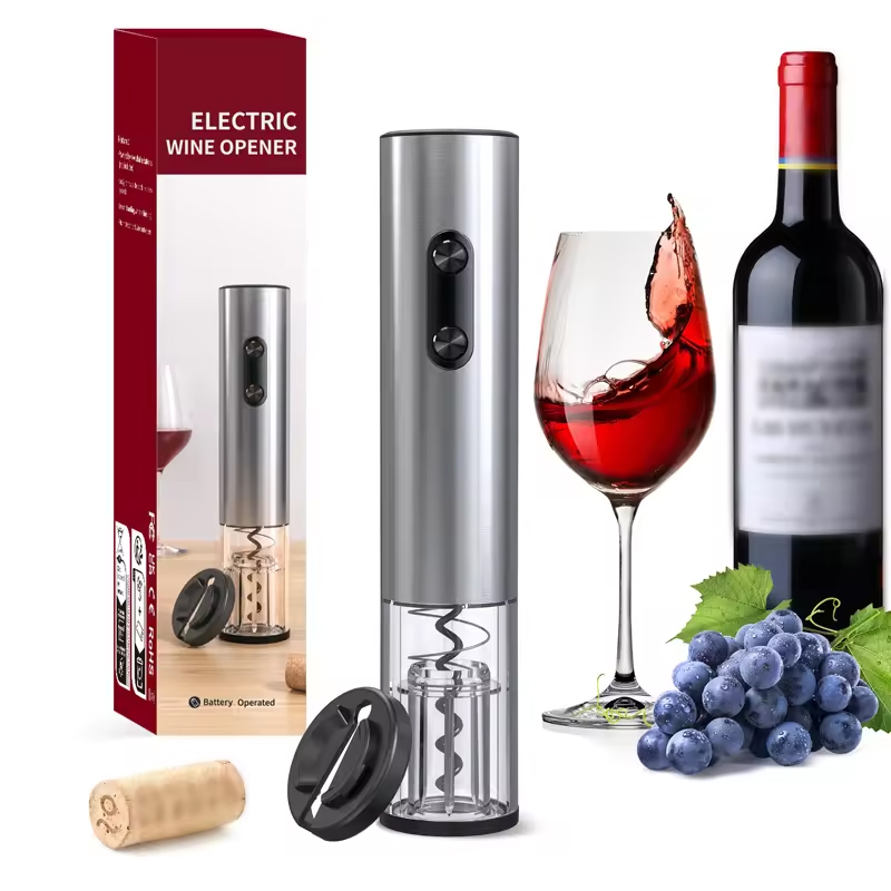Wine Opener Electric - 1/4 adet Elektrikli Şarap Şişe Açacağı