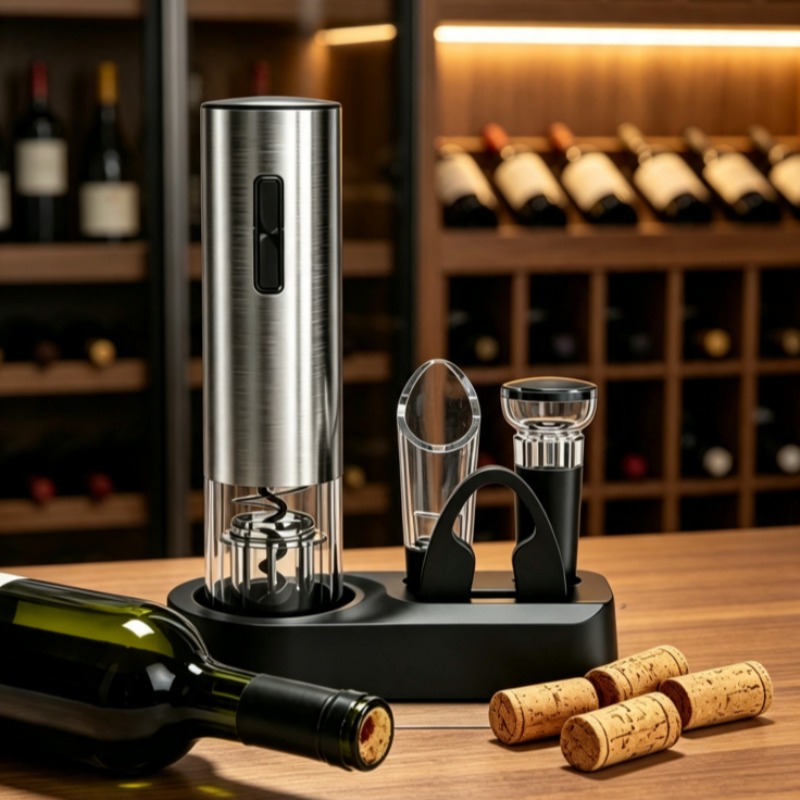 Wine Opener Electric - USB Elektrikli Şarap Açacağı, Ev Mutfak