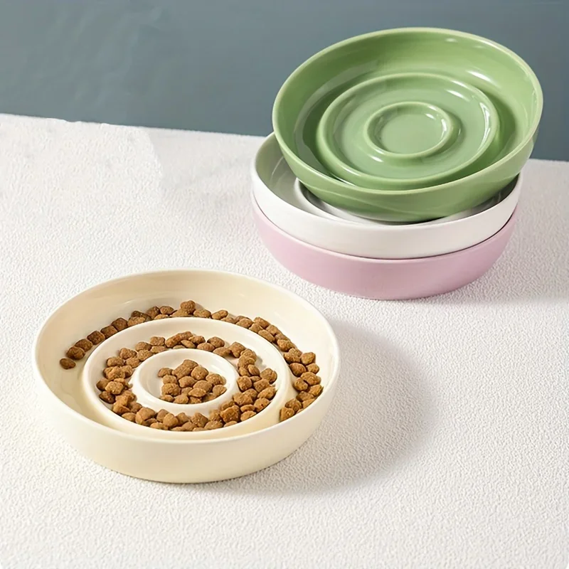 Slow Cooker Ceramic - Seramik Kedi Yavaş Mama Kasesi Küçük