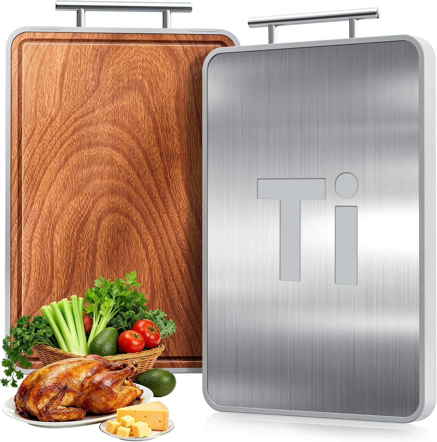 Kitchen Appliances Ideas - Mutfak İçin Titanyum Kesme Tahtaları, Abanoz