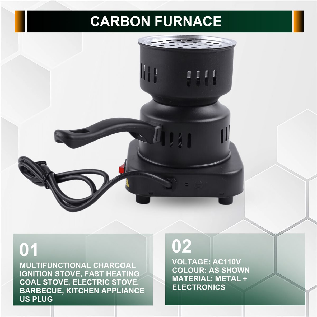 Kitchen Appliances Electric Stove - M10K Çok Fonksiyonlu Kömür Ateşleme Sobası,