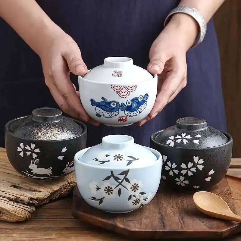 Slow Cooker Ceramic - Japon seramik 4.25 inç güveç potu