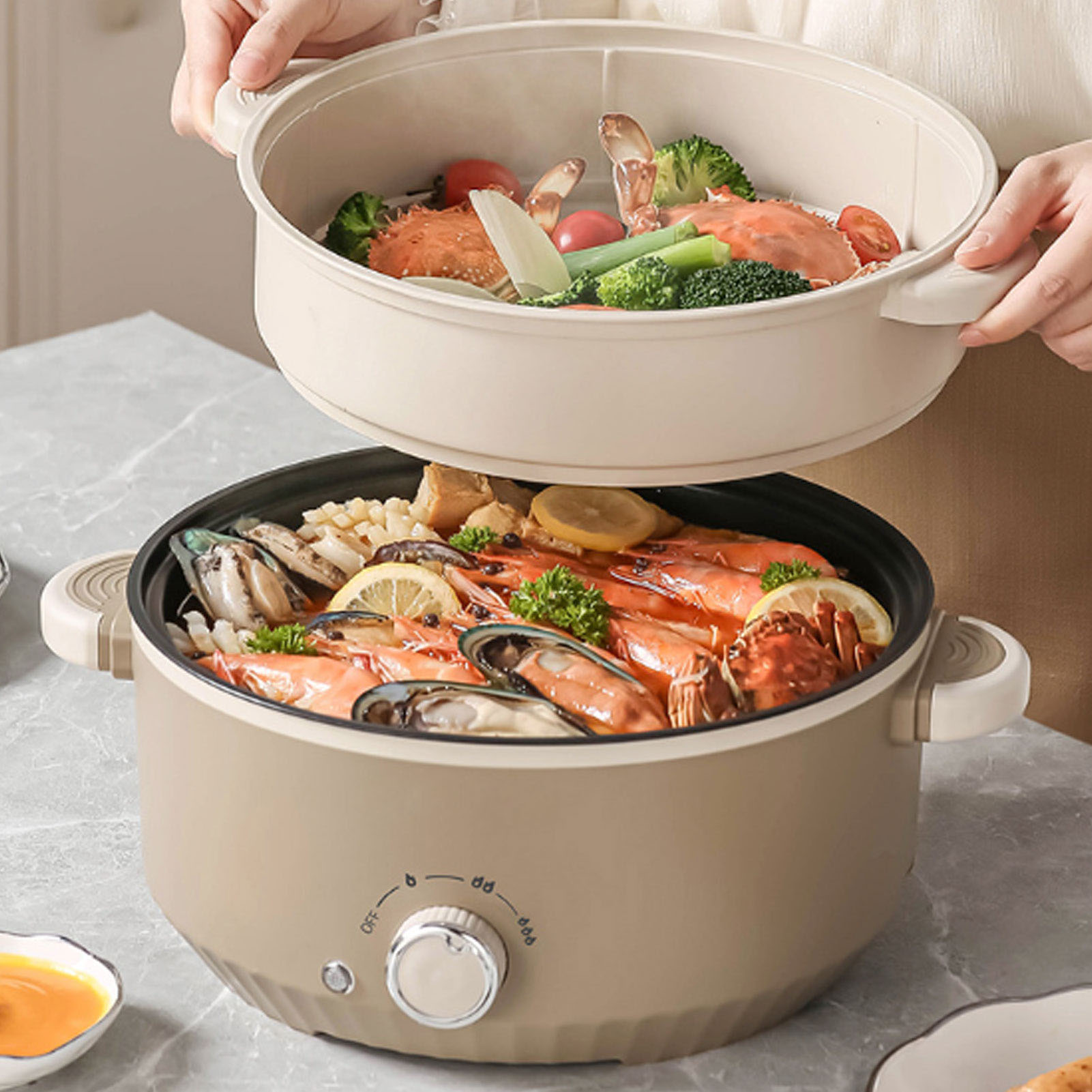 220V Elektrikli Güveç 800W 3L  - Slow Cooker Ceramic incelemesi ve fiyatı