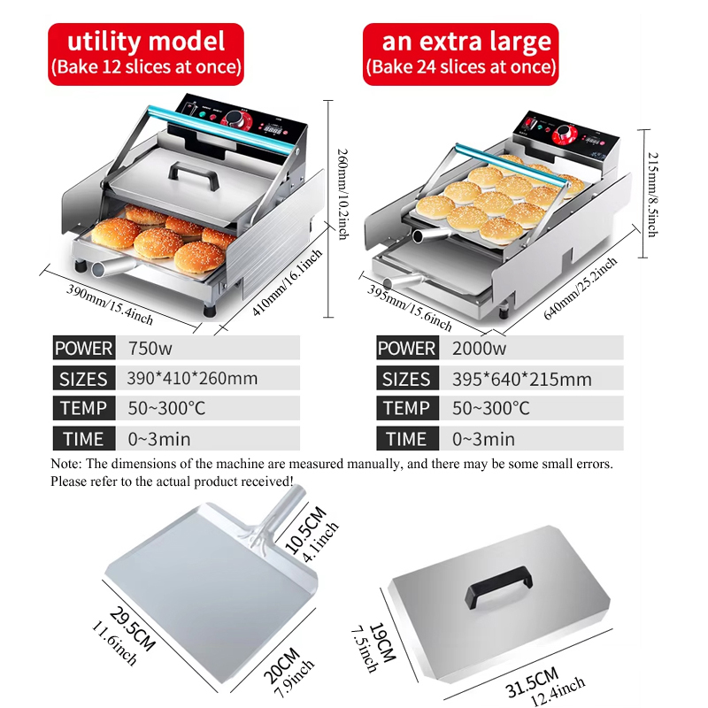 PBOBP Ticari Elektrikli Burger - Bread Maker Machine incelemesi ve fiyatı