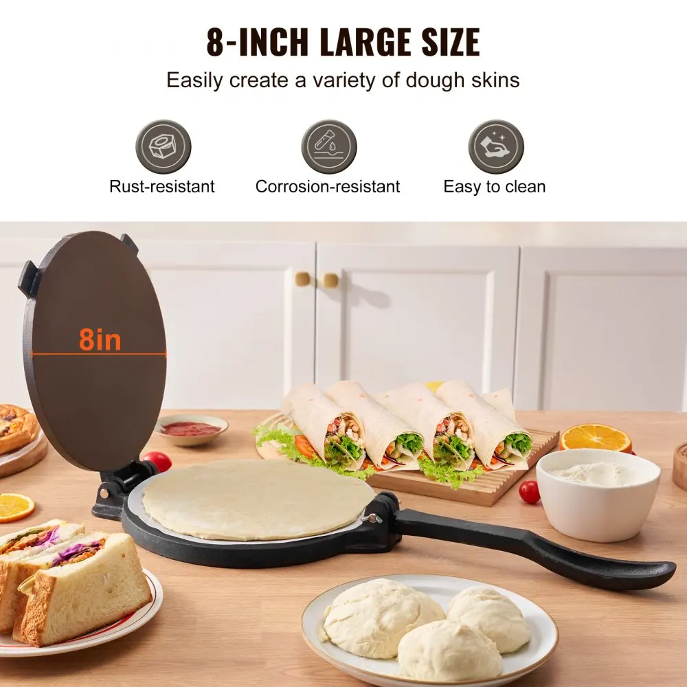 Tortilla Presi 8 İnç ve Dökme  - Tortilla Press Cast incelemesi ve fiyatı