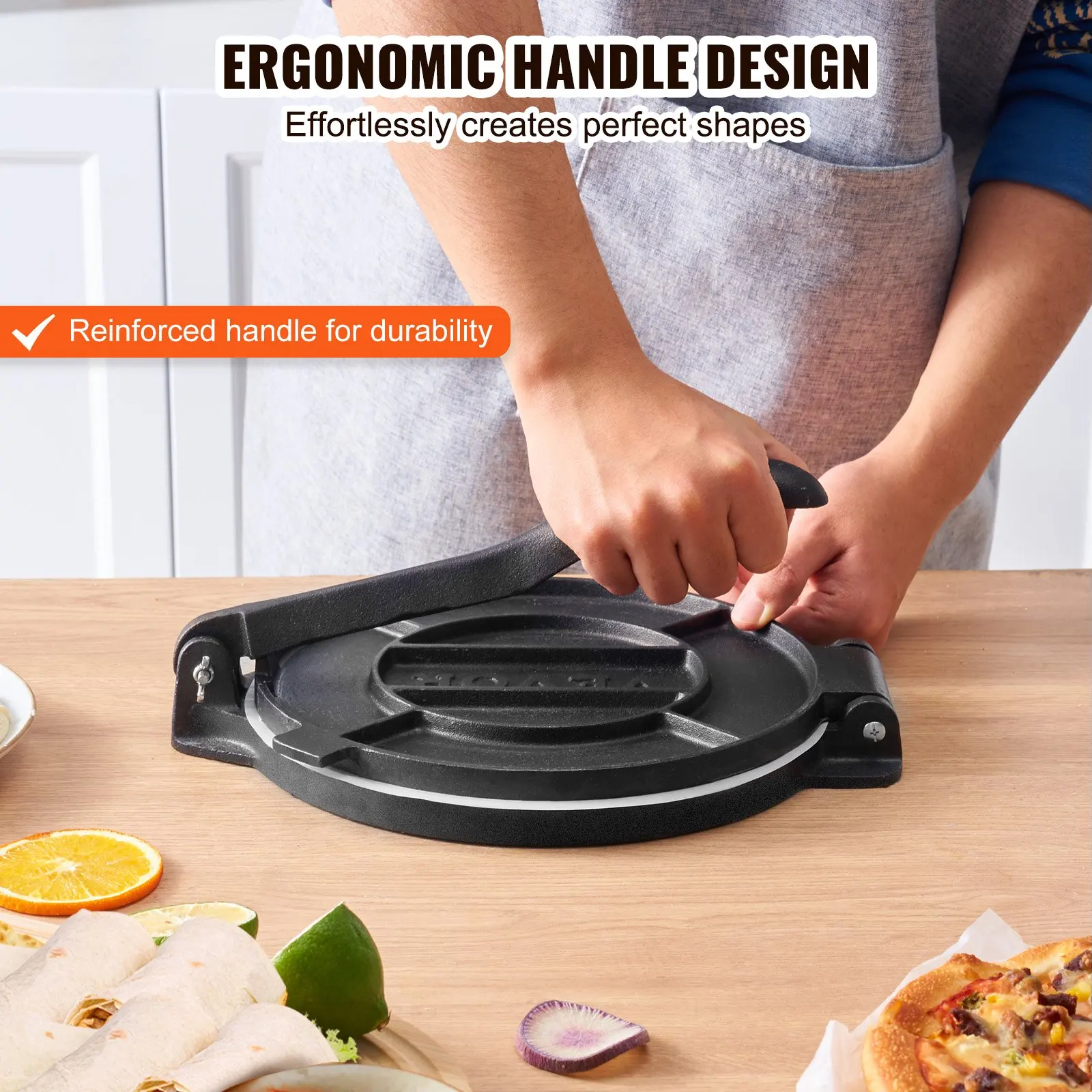 Tortilla Presi 8 İnç ve Dökme  - Tortilla Press Cast incelemesi ve fiyatı