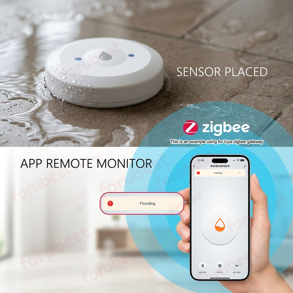 Zigbee Su Sensörü Kaçak Su Bas - Kitchen Appliances Video incelemesi ve fiyatı