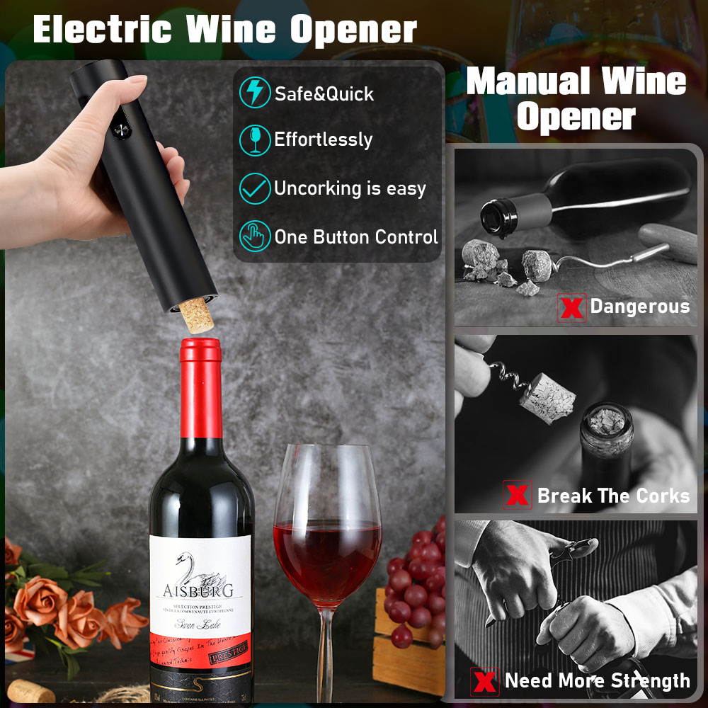Otomatik Şarap Açacağı Seti Ye - Wine Opener Electric incelemesi ve fiyatı