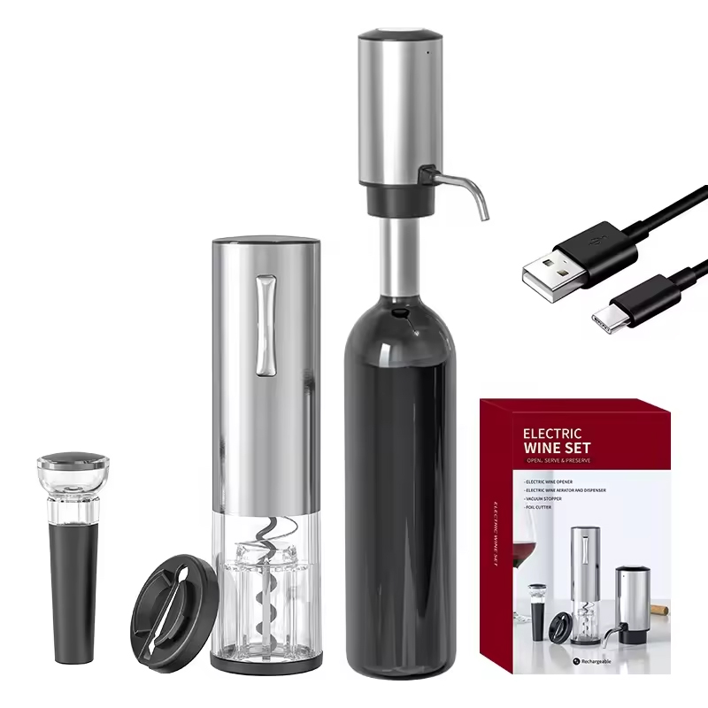 4'ü 1 Arada Şarj Edilebilir El - Wine Opener Electric incelemesi ve fiyatı