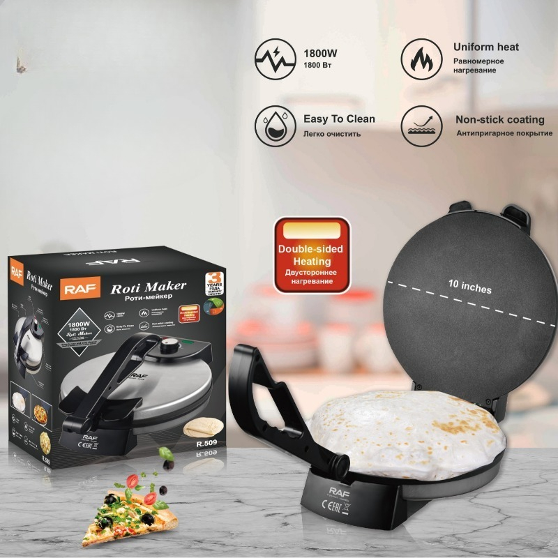 1800W Elektrikli Tortilla Yapı - Tortilla Press Cast incelemesi ve fiyatı