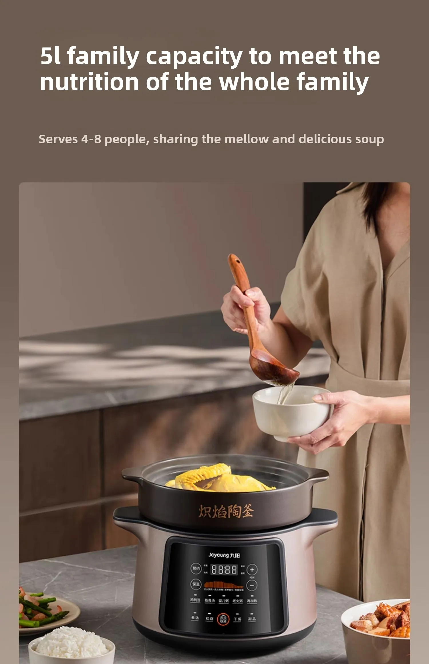 220V Joyoung Elektrikli Yavaş  - Slow Cooker Ceramic incelemesi ve fiyatı