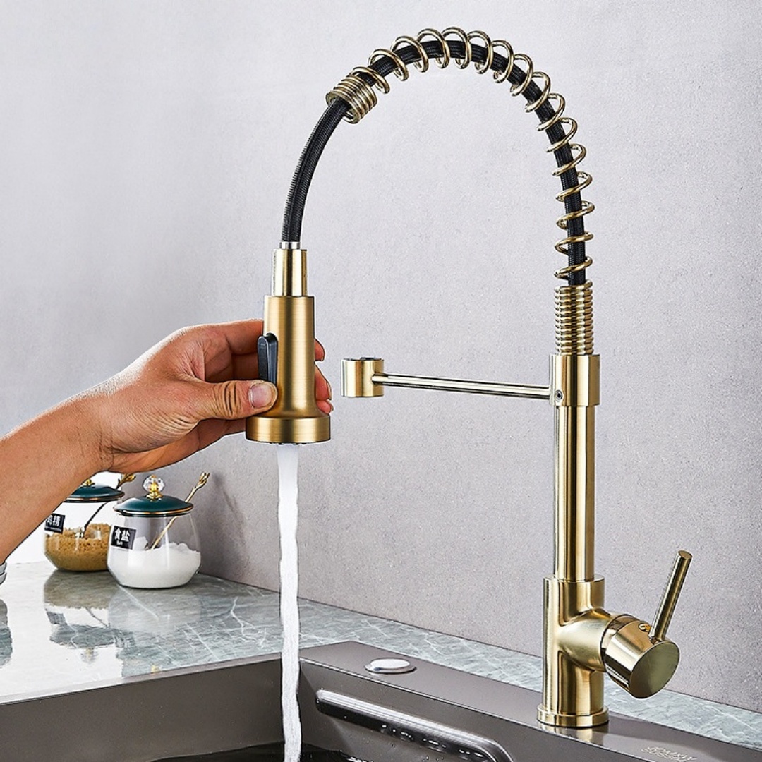 Fırçalanmış Altın Mutfak Muslu - Kitchen Appliances For Sale incelemesi ve fiyatı