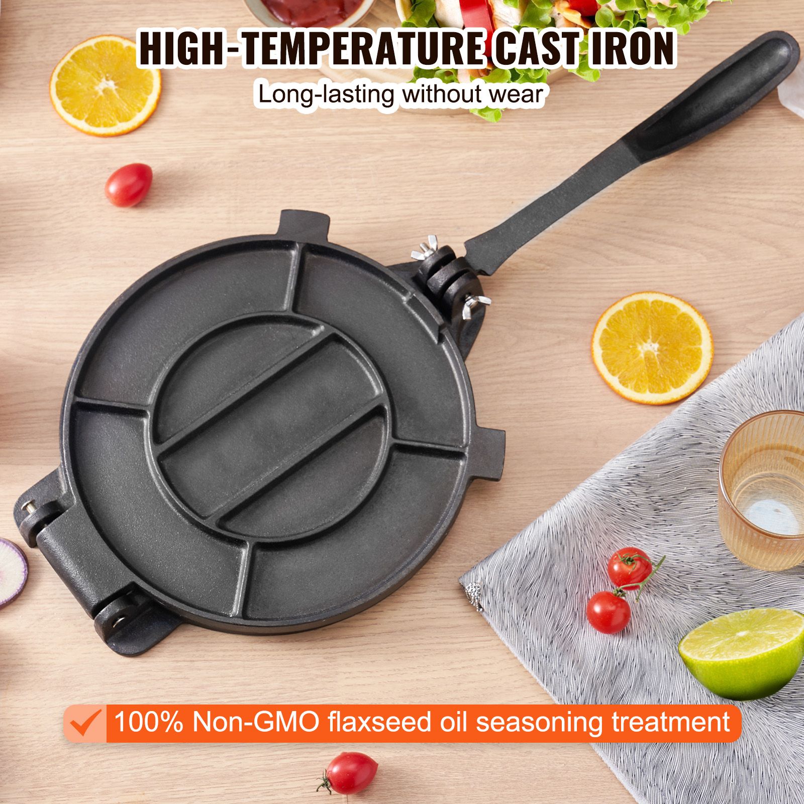 Tortilla Presi, 8 İnç Tortilla - Tortilla Press Cast incelemesi ve fiyatı