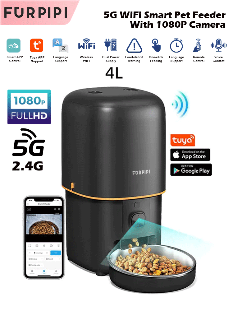 Otomatik kedi besleyici kamera - Kitchen Appliances Video incelemesi ve fiyatı