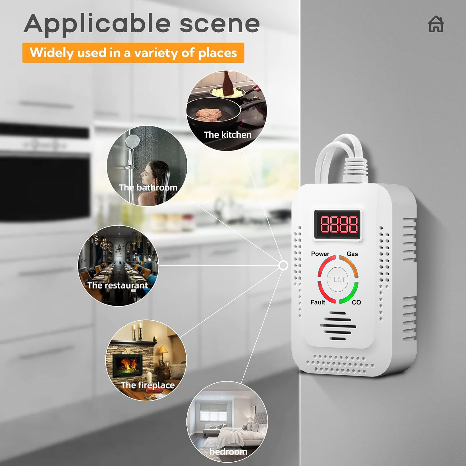 Doğal Gaz Dedektörü 2'si 1 Ara - Kitchen Appliances Video incelemesi ve fiyatı